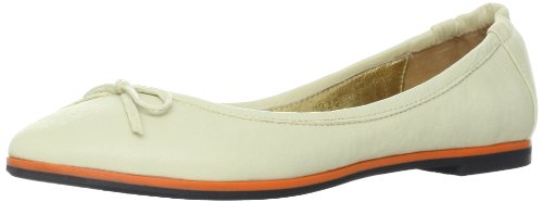 ALL BLACK Women’s Spring Pallets Flat,Ivory,38.5 EU/8 M US