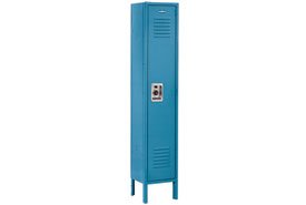 Infinity Locker Single Tier 12x12x60 1 Door Ready To Assemble Blue
