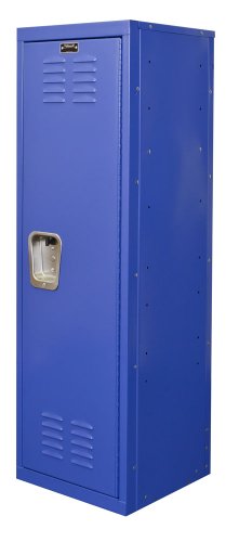Hallowell Kid Locker, 15″W x 15″D x 48″H, 717 Grand Slam (blue), Single Tier, 1-Wide, Knock-Down